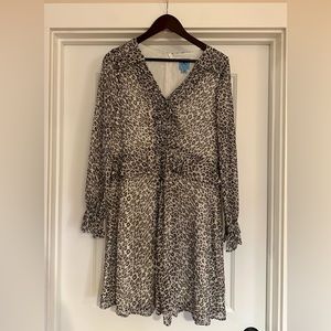 CeCe dress. Size 12. Leopard print.